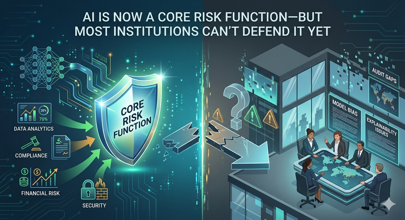 AI Is Now a Core Risk Function—But Most Institutions Can’t Defend It Yet