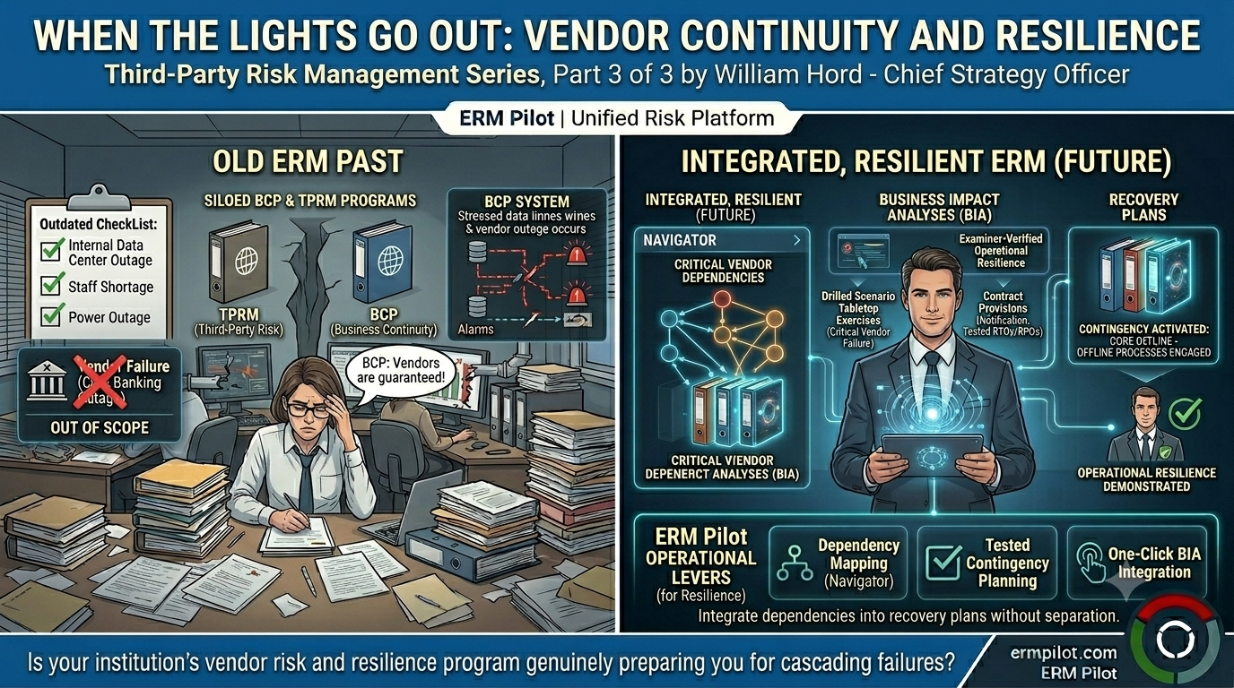 When the Lights Go Out: Vendor Continuity and Resilience